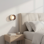 Kinkiet Minimalistyczny z Szklanym Kloszem i Zintegrowanym LED - 24