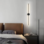 Kinkiet LED Liniowy Minimalistyczny z Okrągłym Mocowaniem - 7