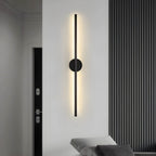 Kinkiet LED Liniowy Minimalistyczny z Okrągłym Mocowaniem - 8