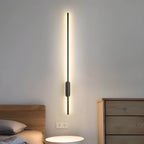 Kinkiet LED Liniowy Minimalistyczny z Okrągłym Mocowaniem - 9