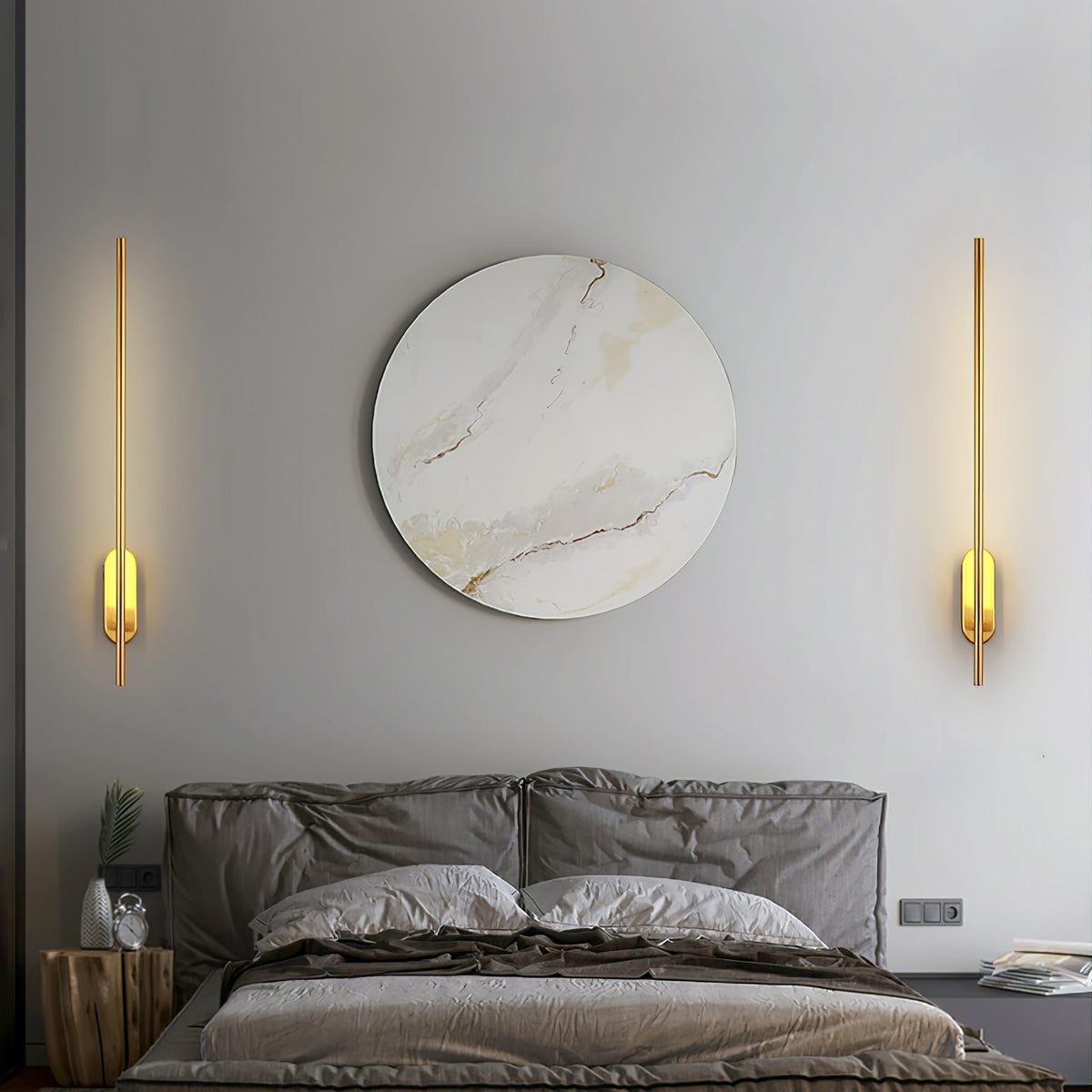 Kinkiet Minimalistyczny Pionowa Listwa ze Zintegrowanym LED - 18