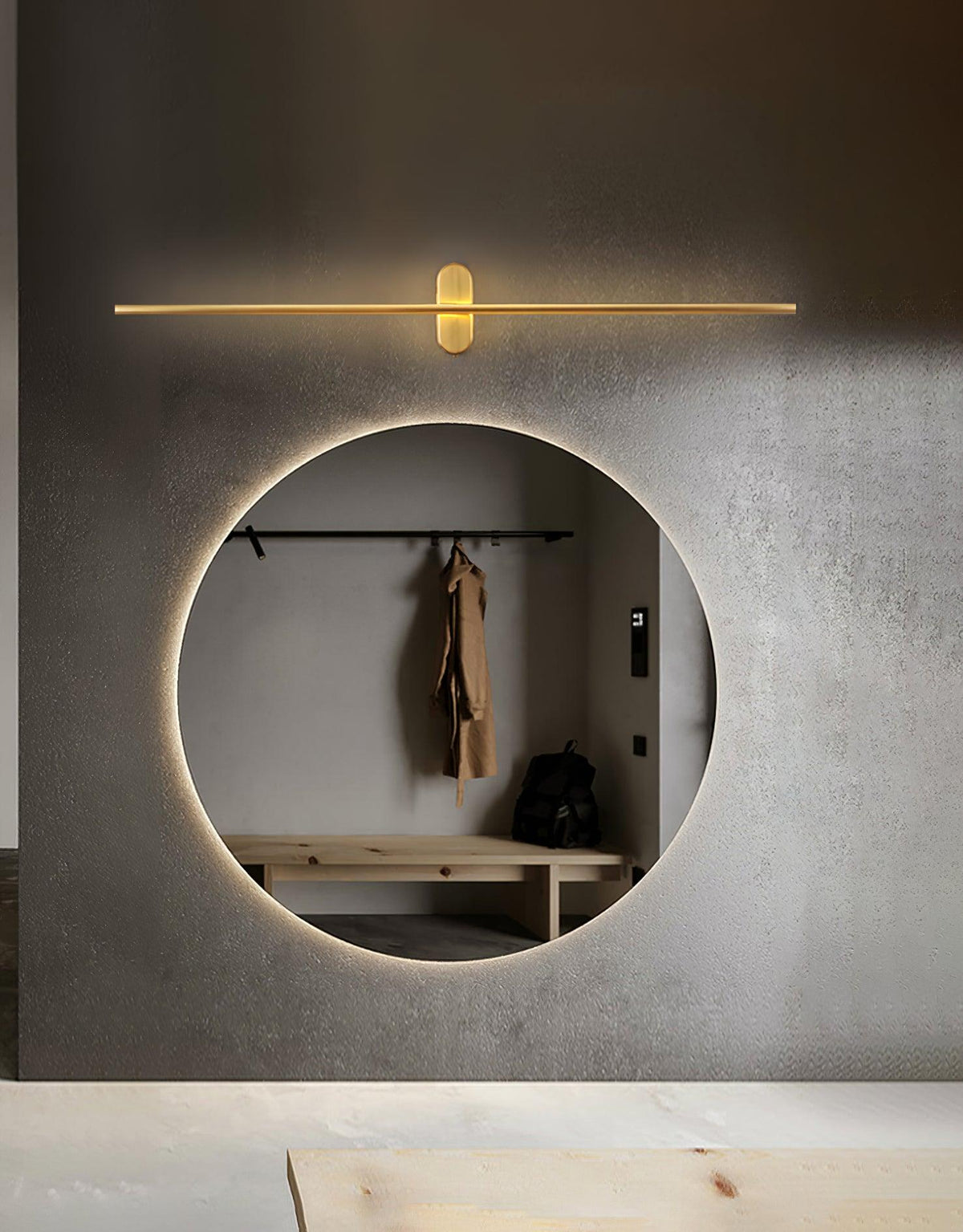 Kinkiet Minimalistyczny Pionowa Listwa ze Zintegrowanym LED - 19