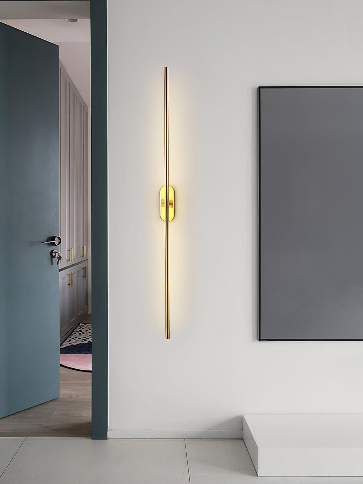 Kinkiet Minimalistyczny Pionowa Listwa ze Zintegrowanym LED - 10