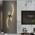 Kinkiet Nowoczesny LED Ściemnialny z Falistym Designem - 7