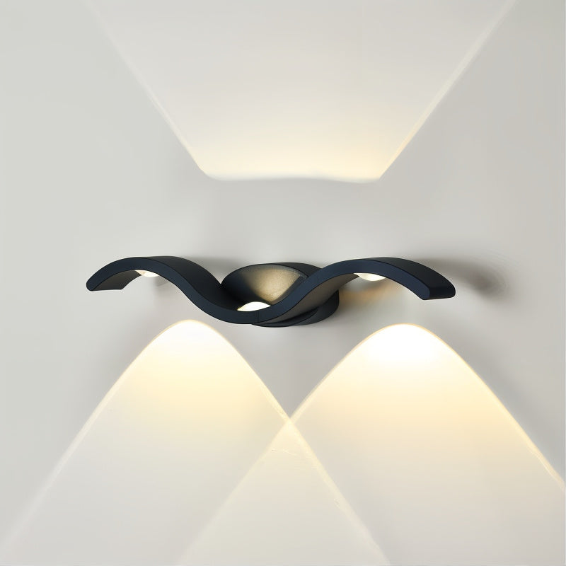 Kinkiet Nowoczesny LED z Falistym Designem - 3