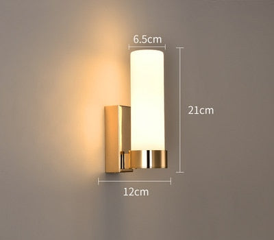 Kinkiet Nowoczesny z Cylindrycznymi Kloszami i Diodą LED - 5