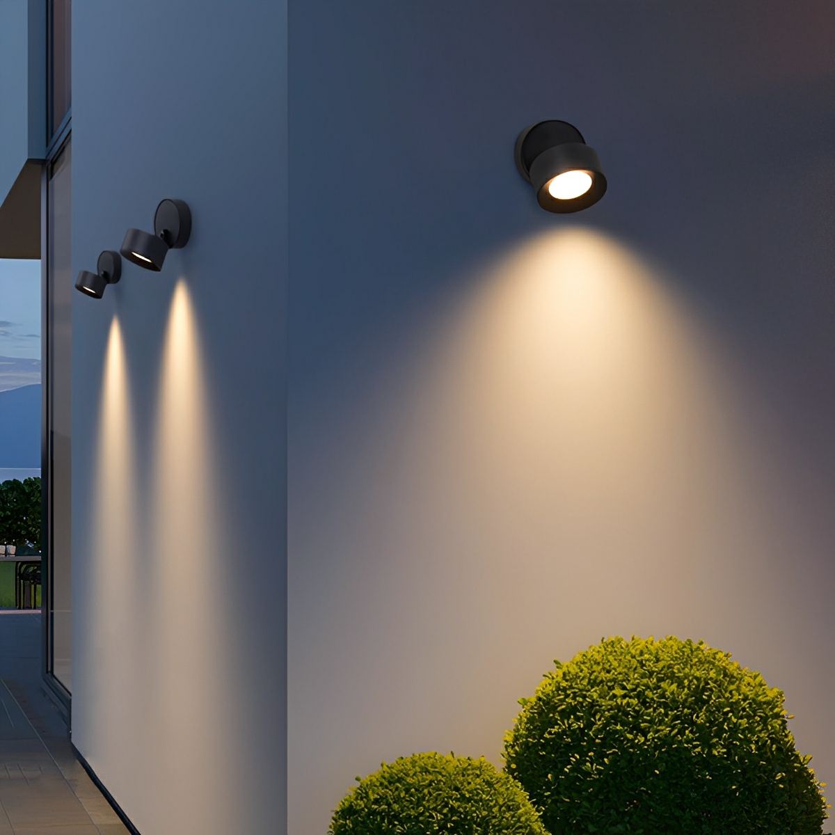 Kinkiet Zewnętrzny LED Obrotowy 360° IP65 - 2