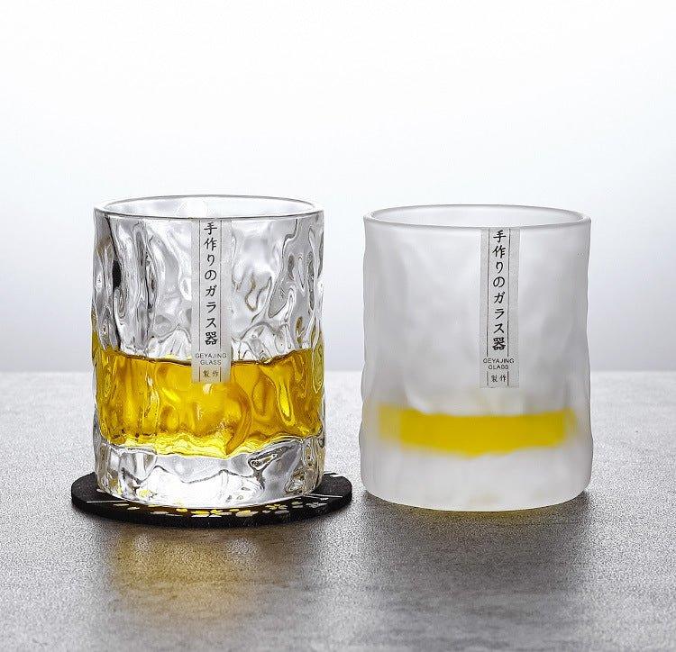 Szklanka do Whisky z Ręcznie Szlifowanym Wzorem Lodowca w Pudełku - 2