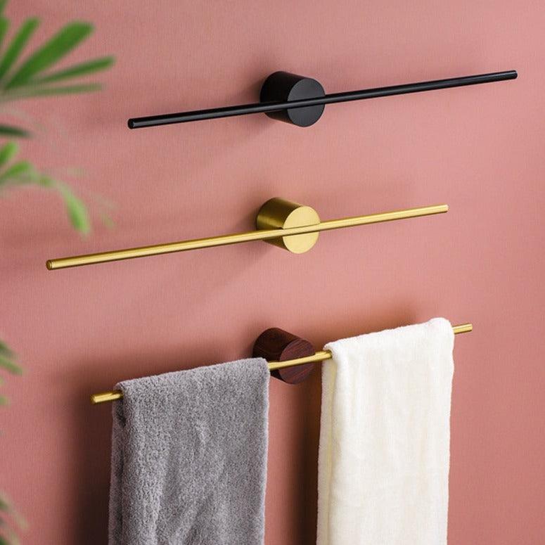 Wieszak na Ręczniki Ścienny Minimalistyczny z Okrągłą Podstawą - 3