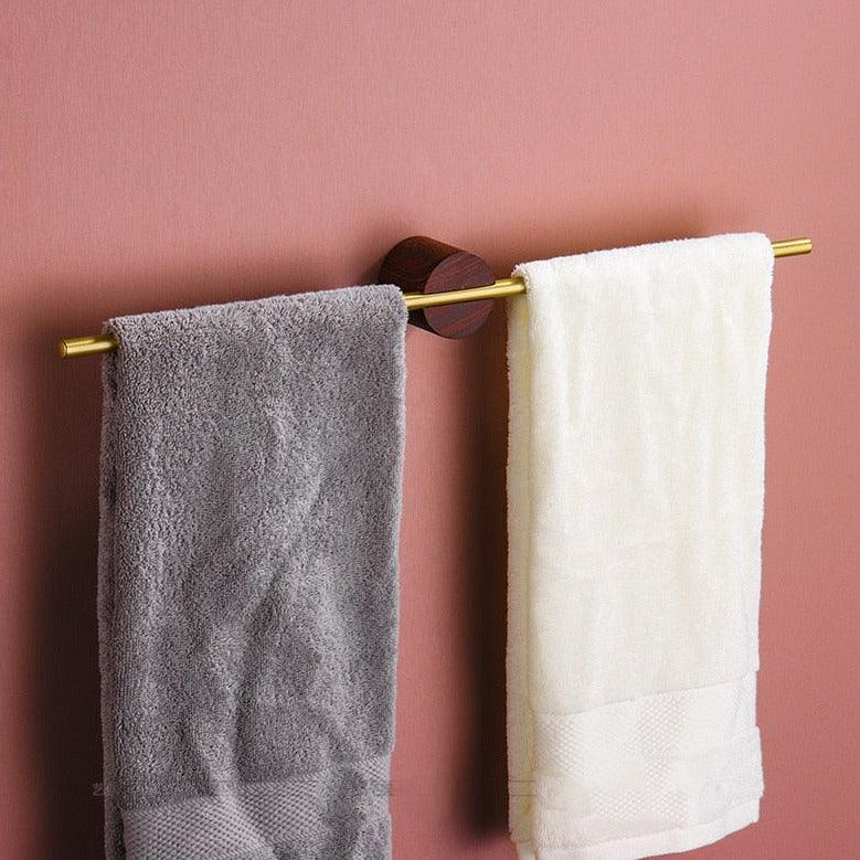 Wieszak na Ręczniki Ścienny Minimalistyczny z Okrągłą Podstawą - 5