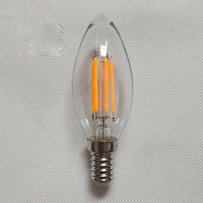 Żarówka LED Filamentowa Vintage z Przeźroczystego Szkła - 8